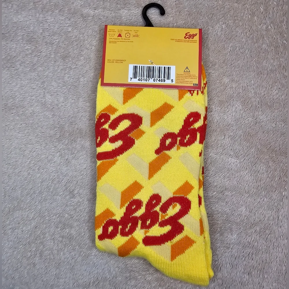 Unisex Adult Eggo Socks NEW
